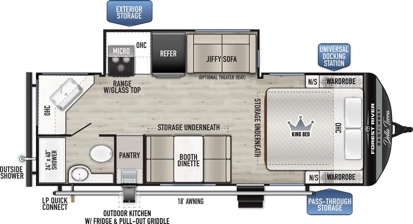 Della Terra 221ML Floorplan